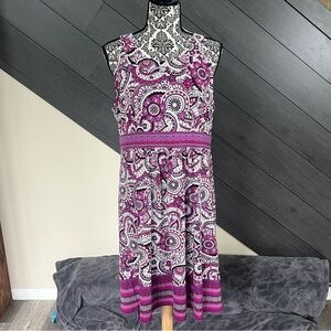 💥Apt.‎ 9 Purple/Magenta Embellished Sleeveless Sundress 💥